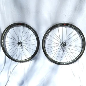 Set ruote in carbonio Fulcrum Racing Quattro ~ clincher freno cerchio Shimano/SRAM 10s/11s - Foto 1 di 15