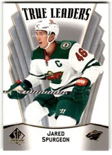 2021-22 SP Authentic True Leaders Jared Spurgeon #TL-8