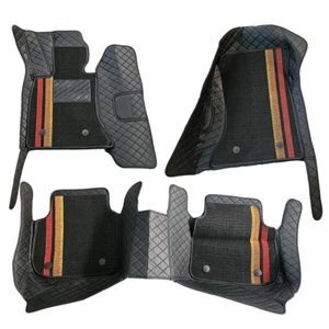 7PC 2-Schicht Auto Fußmatte für Bmw 5 series11-13 F18 36cm Leder pvc Automatten - Bild 1 von 9