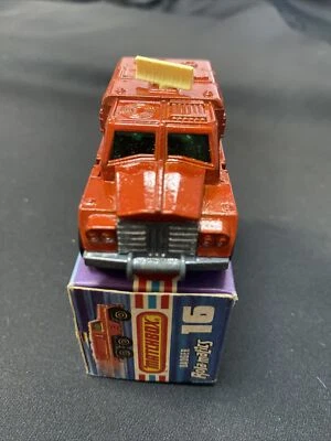 Matchbox 1976 Lesney 1-75 No 16 Badger Radar Truck White Scanner MIMB Rolamatic - Image 1 of 4