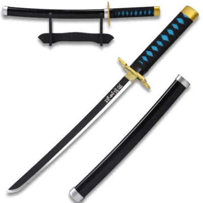 SPEED SHIP 16.5" TANTO Demon Slayer Muichiro Tokito Nichirin Non-Sharp Katana Cosplay