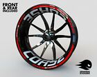 Wheel Stickers For Ducati Corse Rim Tape Motorcycle Decals Graphics 17"