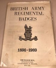 British Army Regimental Badges 1890-1989