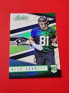 Nick Vannett 2016 Panini Absolute Spectrum Green 17/25 Seattle Seahawks #162 - Bild 1 von 6