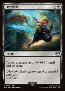MTG Magic FIN Final Fantasy - 1x EN NM 0109 U Overkill - Picture 1 of 1