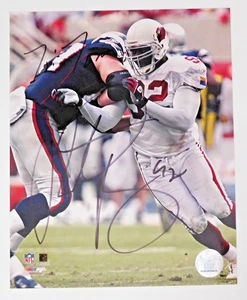 BERTRAND BERRY Signed 8x10 Photo Arizona Cardinals Notre Dame Autograph - Picture 1 of 1