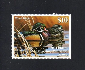 ILLINOIS IL30 WATERFOWL DUCK STAMP 2004 OG MNH PRISTINE - Picture 1 of 1