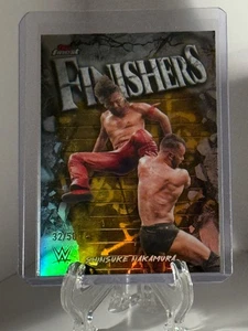 2025 Topps Finest WWE FNS-SN Shinsuke Nakamura Finshers Gold #d /50 - Picture 1 of 2