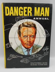 Danger Man Annual 1966 Patrick McGoohan Has Wear Please Read Description - Picture 1 of 21
