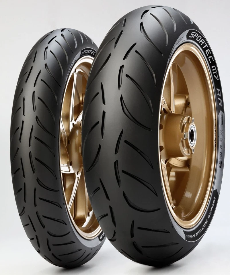 120/60 ZR17 55W Pneumatico Estivo METZELER Sportec M7 RR Moto - Immagine 1 di 4