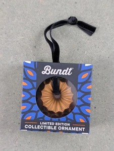 Nordic Ware Bundt Pfanne Christmas Ornament Aluguss Chiffon Gold Neu Limitiert - Bild 1 von 6