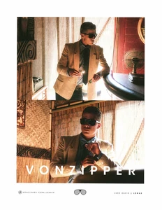 2012 PRINT AD - VON ZIPPER SUNGLASSES FASHION AD - LUKE DAVIS LOMAX - Picture 1 of 1