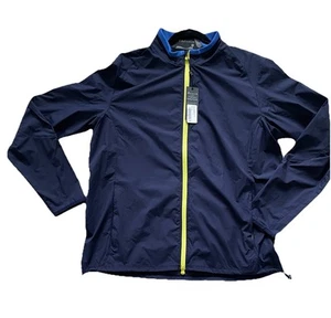 Greyson Golf Performance Fabric Trailwolf Windbreaker Jacket Navy Mens XXL NWT - Picture 1 of 10