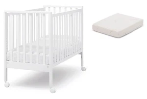 Lettino Erbesi Co-sleeping Evolution Bianco + Materasso Culla - Foto 1 di 3