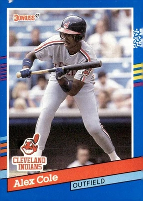 1991 Donruss #383 Alex Cole - Image 1 of 2