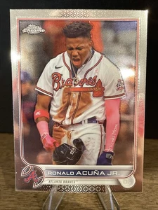 2022 Topps Chrome Sonic Ronald Acuna Jr. #165. Atlanta Braves - Bild 1 von 2