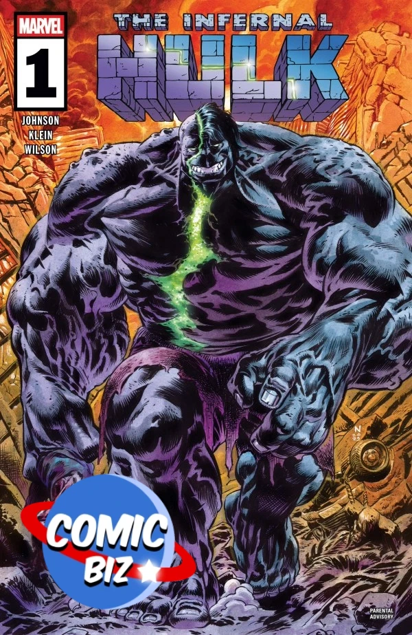 INFERNAL HULK #1 (2025) 1ST PRINTING MAIN COVER MARVEL COMICS