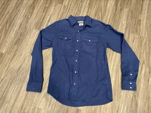 Ariat Pearl Snap Hemd Herren mittelblau Western Rodeo Retro Fit - Bild 1 von 4