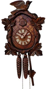 Cuckoo Clock Four Leaves, Bird SC 46/9 NEW - Picture 1 of 1