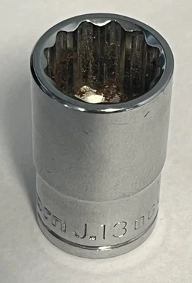 Facom 13mm 12 Point 3/8” Drive Short Series OGV  Socket - J13 - Image 1 of 3