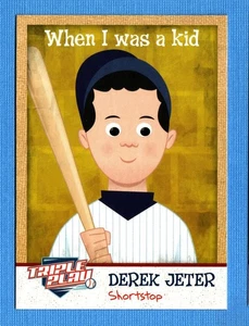 2012 Panini Triple Play #286 Derek Jeter KID New York Yankees - Picture 1 of 1