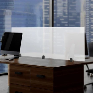 60*22*2 pollici divisorio da scrivania acrilico divisorio scrivania morsetto pannello privacy - Foto 1 di 9