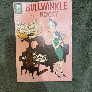 Four Color # 1270 - Bullwinkle & Rocky (# 1) ottime condizioni fumetto Dell 1961 - Foto 1 di 8