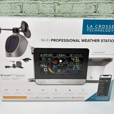 LA CROSSE TECHNOLOGY Personal Wi-Fi Weather Station [#C75716] NEW-OPEN BOX ITEM - Image 1 of 4