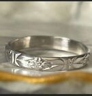 Beautiful 925 Sterling Silver Band& Statement Handmade Ring In All Size S4