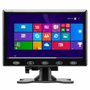 7" LCD CCTV Monitor PC Screen AV/RCA/VGA/HDMI 1080P for DSLR Raspberry Security - Picture 1 of 15