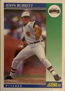 1992 Score #522 John Burkett - Picture 1 of 1