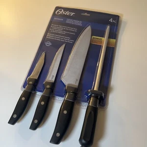 Oster 4 piece Cutlery Starter Knife Set New in Package Item# 75679.04  - Picture 1 of 12