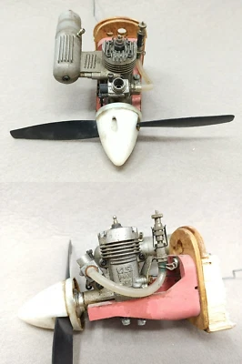 Motor os engines max 10 vintage rc nitro engine airplane Verbrennungsflugzeug 1.76 c - Bild 1 von 4