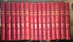 BULLETIN DU BOUQUINISTE .Auguste AUBRY.1863-1871.15 VOLUMES. - Picture 1 of 7