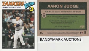 Aaron Judge YANKEES TOPPS 2018 THROWBACK 1977 DESIGN REDRAFT #3 TBT 99 SP 1502 - Picture 1 of 3