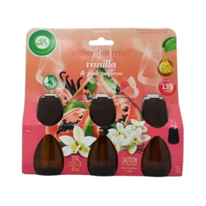 Air Wick Essential Mist Refill, Vanilla & Pink Papaya, 0.67 Oz, 3 Count - Picture 1 of 2