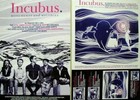 INCUBUS 2009 monuments and melodies 2 sided poster Flawless NEW old stock