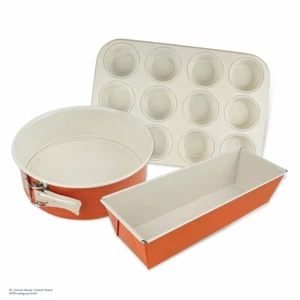 Dr. Oetker Backformen 3er-Set DieMaus, Springform Kastenform Muffinform antihaft - Bild 1 von 3