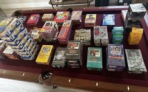 HUGE LOT: 100 Unopened Vintage NBA Basketball Cards, Factory Sealed Packs NEW - Picture 1 of 5