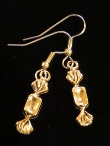 Pendientes de caramelo plato de oro u OMS chocolates caramelos dulces - Imagen 1 de 12