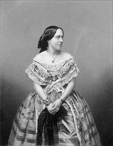 VICTORIAN AREA - Madame CLARA NOVELLO, WELSH SINGER - Engraving from 19th c. - Picture 1 of 2