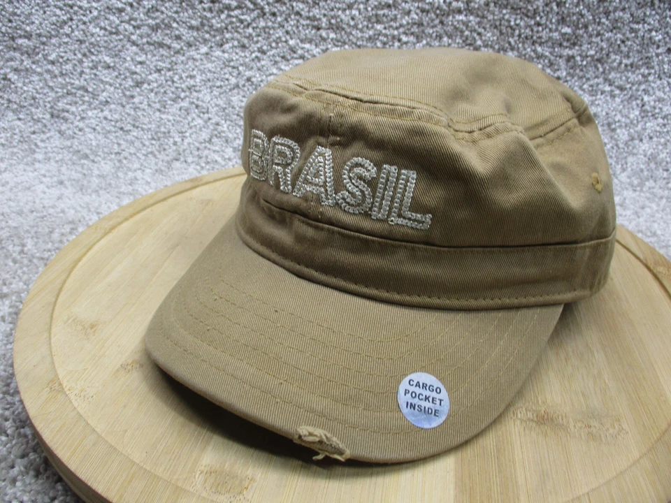 Chapéu Militar Brasil Cap Distressed Concept One Interior Pocket Ordem e Progresso - Imagem 1 de 4