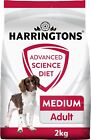 Harringtons Advanced Science Diet Medium Breed Dry Dog Food 2kg, pack of 4 - Ve