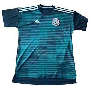 Adidas Parley For the Oceans Climalite Men's Mexico Medium Soccer Jersey 2018 - Picture 1 of 4