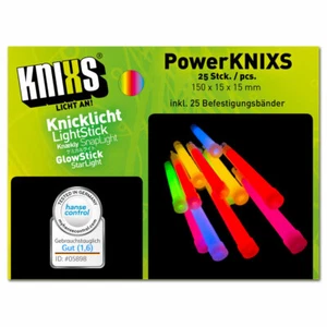 25 Power Knicklichter 6 Farb Mix oder einfarbig, nicht einzeln verpackt 150x15mm - Bild 1 von 32