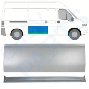 Juego de chapa de reparación de puerta corredera media/larga para Fiat Ducato Boxer Jumper 1994 - Imagen 1 de 4