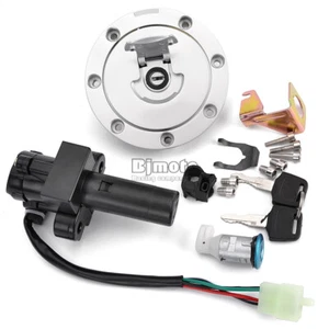 Ignition Switch Fuel Gas Cap Seat Lock Set Key For Honda CB750 F2 CB Seven Fifty - Imagen 1 de 11