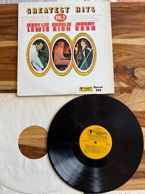 Jerry Lee Lewis-Charlie Rich-J Cash-Greatest Hits Vol.2-PO 249-lp-EX/cvr-VG - Image 1 of 2