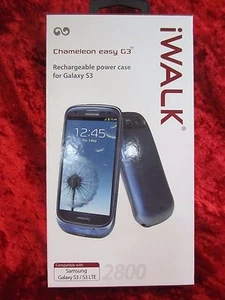 iWalk Chameleon easy G3 Samsung Galaxy S3/S3 LTE 2800 Rechargeable Power Case - Picture 1 of 12