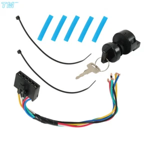 Ignition Key Switch & Repair Harness Pigtail Kit For Polaris Scrambler 400 6Pin - Picture 1 of 10